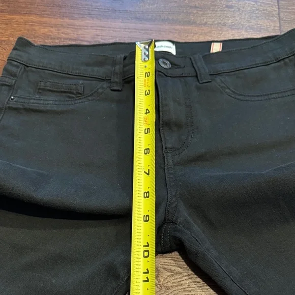 Sneak Peek Black Fringed straight leg Jeans, very soft. - Picture 5 of 10